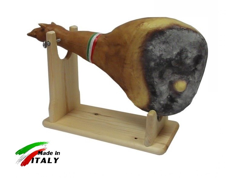 FERMAPROSCIUTTO FERMA PROSCIUTTO IN LEGNO MASSELLO 43 x 20 x 32 cm MADE IN ITALY