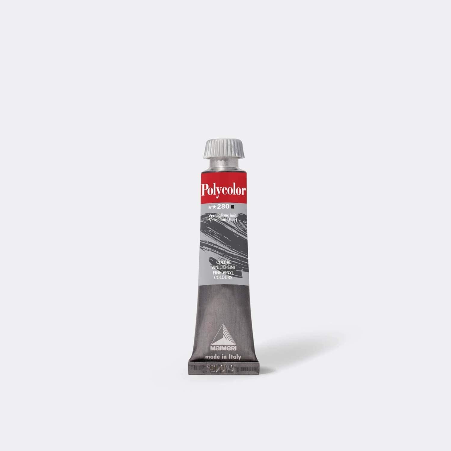 Maimeri Polycolor Acrilico Tubo 20ml M1202 280 Rosso Vermiglione