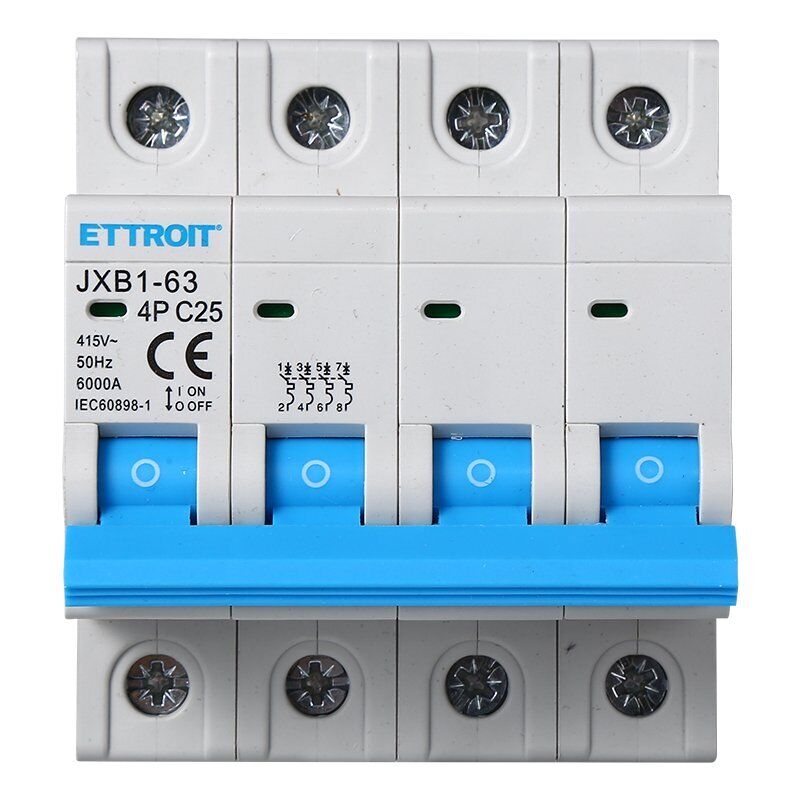 Interruttore Magnetotermico Automatico 4P 25A 220V 380V Salvavita Stotz