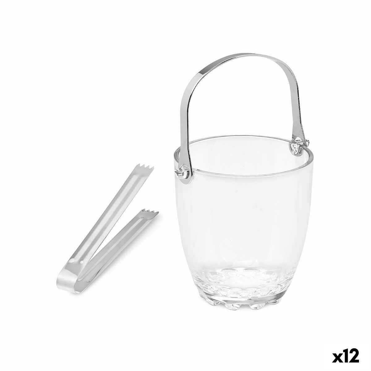 Secchiello per il ghiaccio Vivalto BT-110804/BHA1 Trasparente Metallo Vetro 8