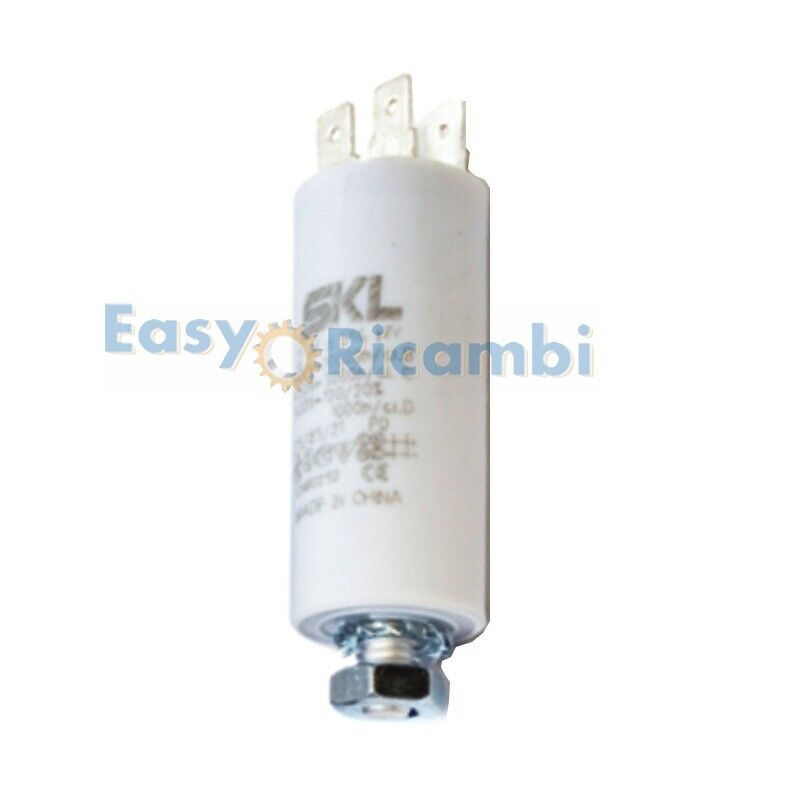 Condensatore 2,5µF per motori elettrici. Tensione 400V / 450V.