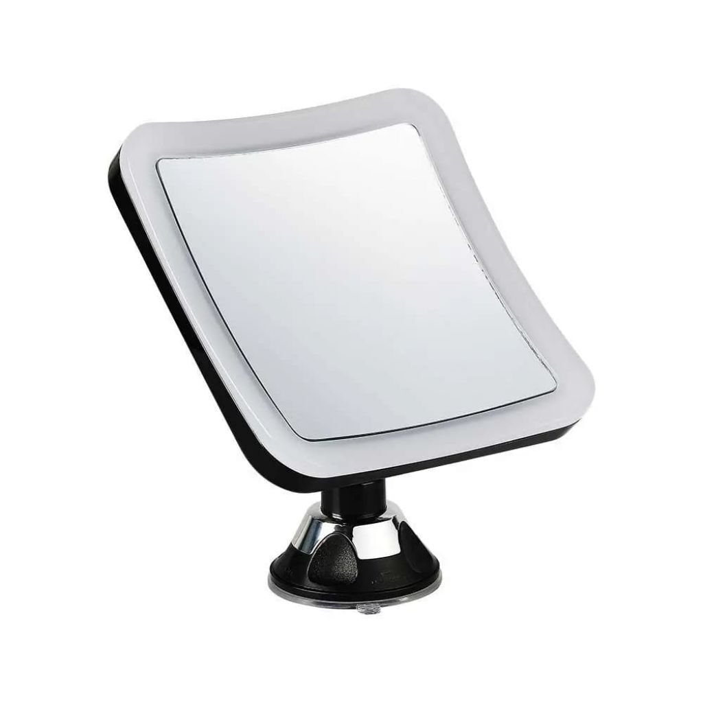 1 pz 3.2W LED Mirror Light 3Xaaa Battery Black Body 6400K