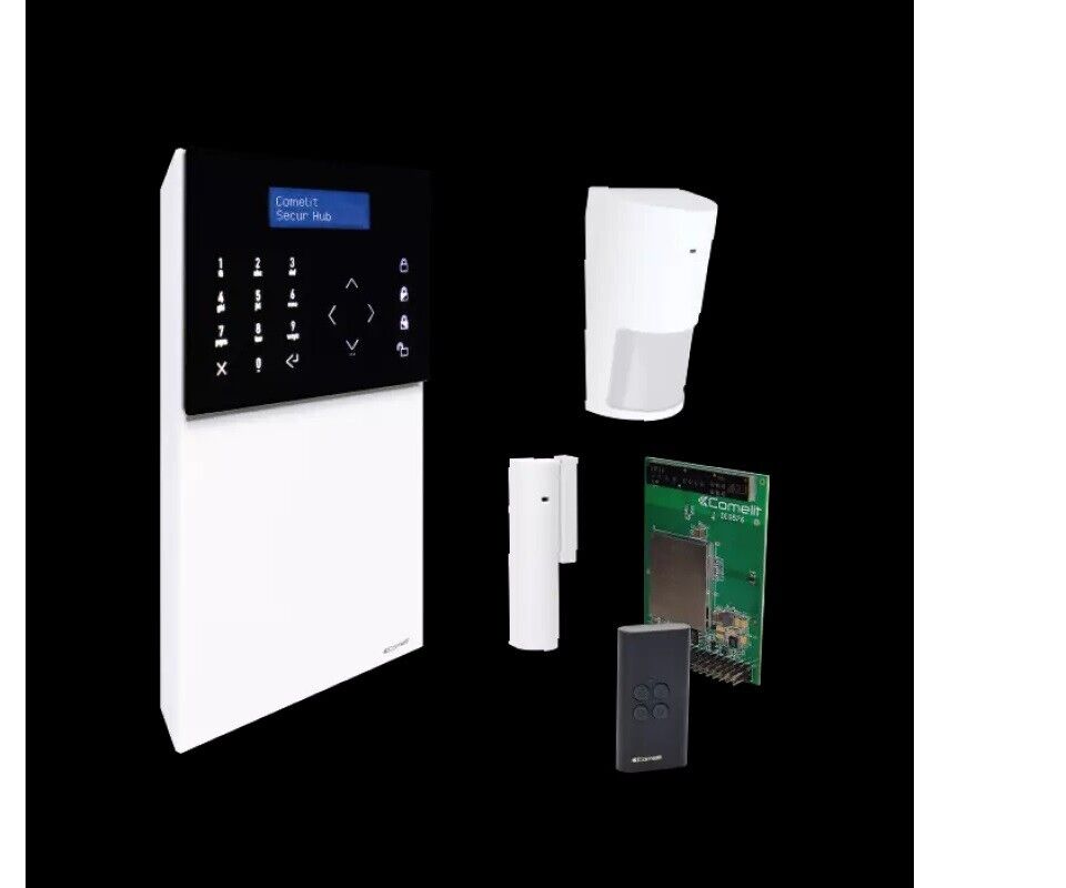 Kit Secur Hub 4G Rf12Pir Rf1Mcw Rf4Key ( COMELIT IMMOTEC cod. KSW32411L )