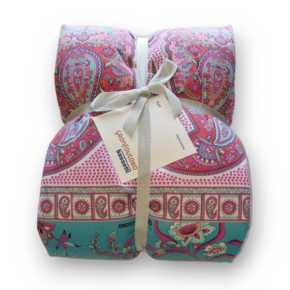 Bassetti Plaid Granfoulard 135x190 cm Genova T1 Turchese