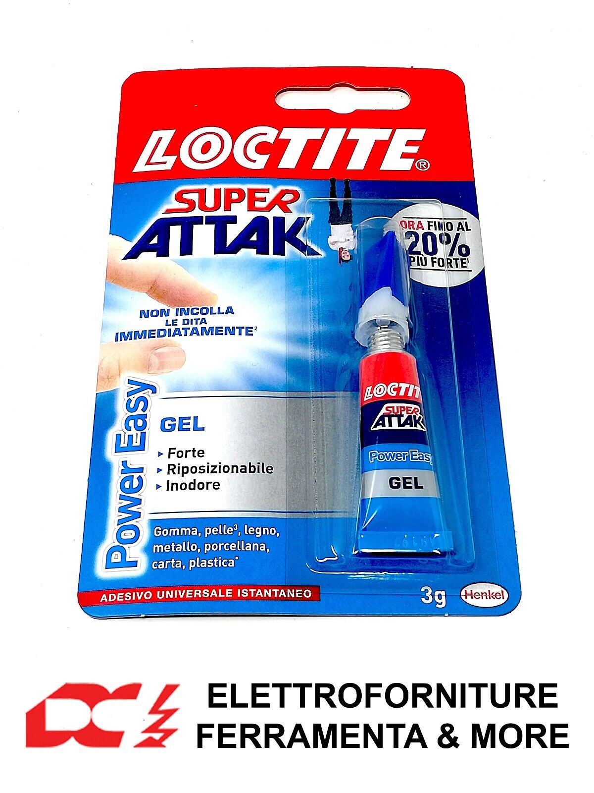 LOCTITE Super Attak Comfort Gel 3g Universale Riposizionabile Cianoacrilato
