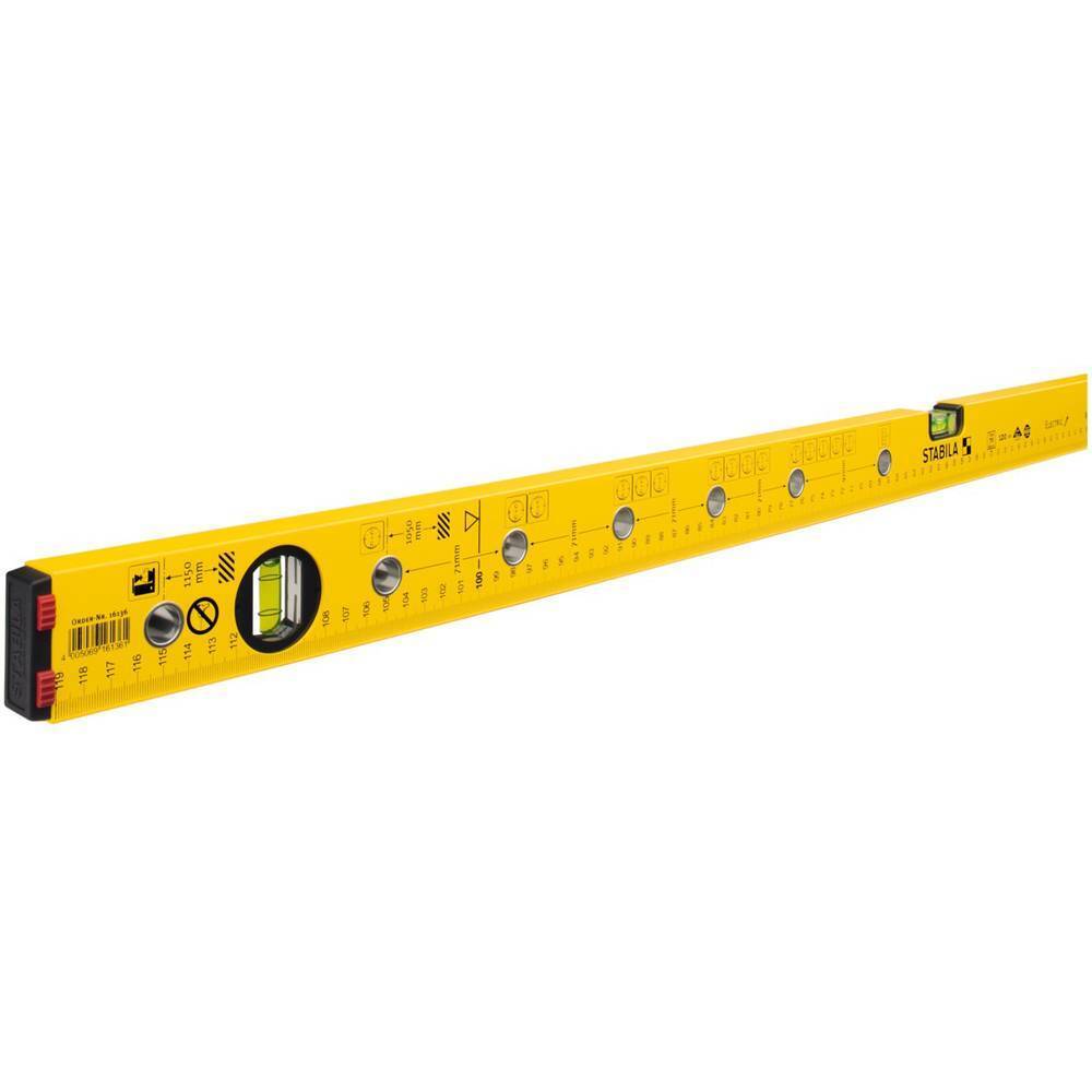 Stabila Type 70 Electric 16136/1 Livella a bolla per elettricisti 120 cm 0.5