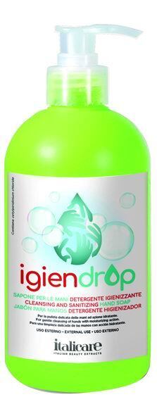 SAPONE LIQUIDO IGIENIZZANTE MANI CONFORME HACCP     500 ML  12 PZ