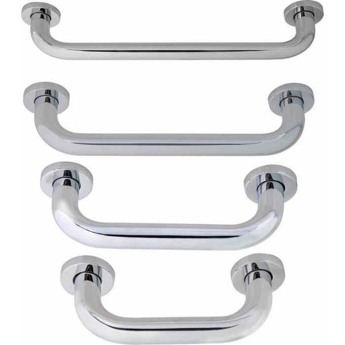 Maniglione Sostegno Bagno Diritto Acciaio Inox "Aqua" 19Cm Maurer