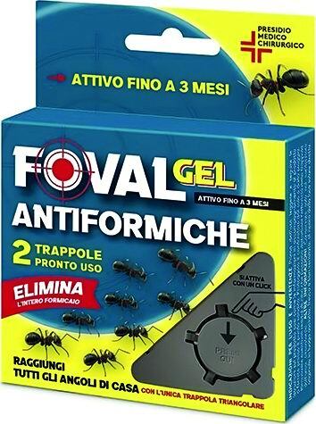 INSETTICIDA ADAMA FORMICHE FOVAL GEL FORMICHE 2 ESCHE  12 CF