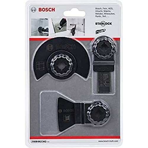 Bosch Professional Set inicio multiherramienta azulej, 10