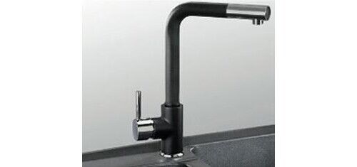 Rubinetto Cucina Plados Miscelatore Monocomando Cromo Titanio VENMIXL40UM42