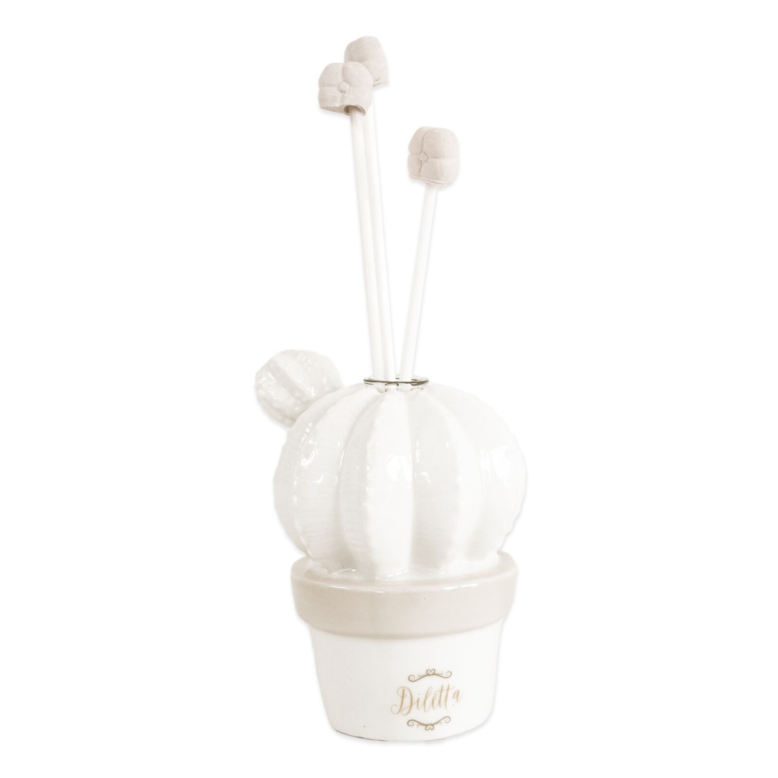 Diffusore Profumatore per Ambiente CACTUS Piccolo in Ceramica Altezza 10,5 cm