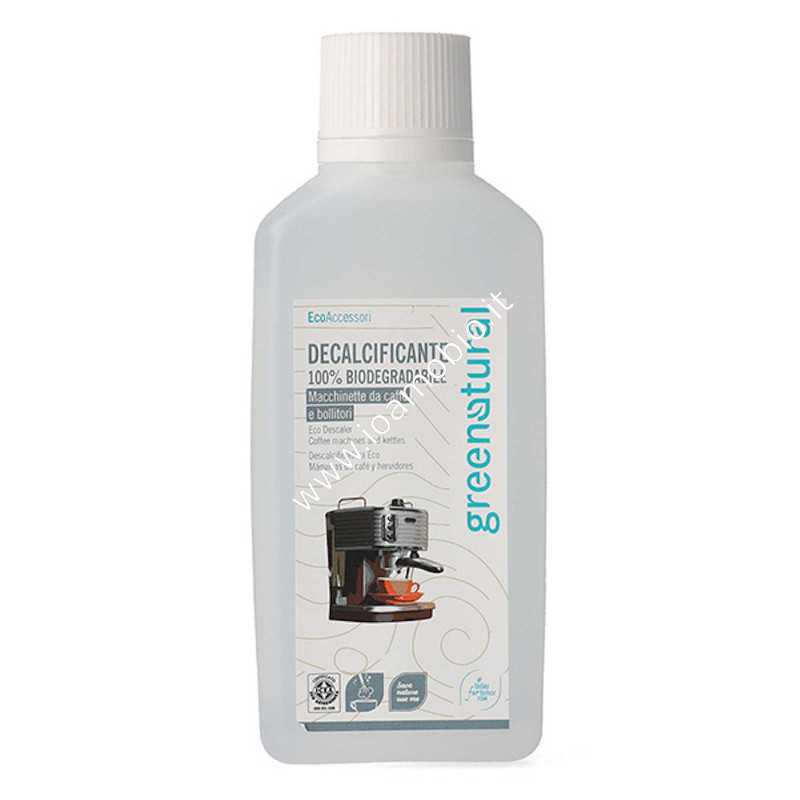 Decalcificante 100% Biodegradabile Greenatural - per macchine caffè e bollitori