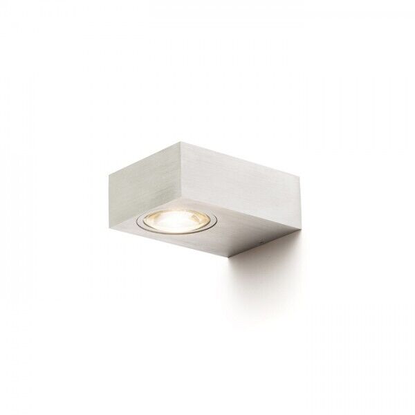 Faretto applique KORSO I da parete alluminio pettinato 230V LED 5W 120° IP54 300