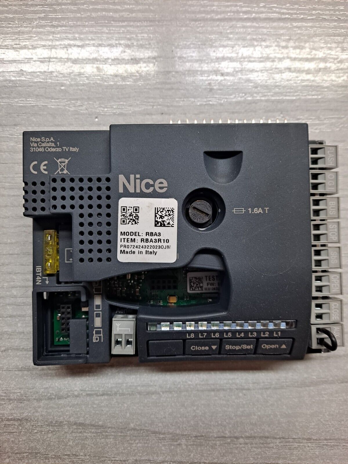 Scheda ricambio NICE RBA3R10 per centrali di comando - compatibile RBA3/C