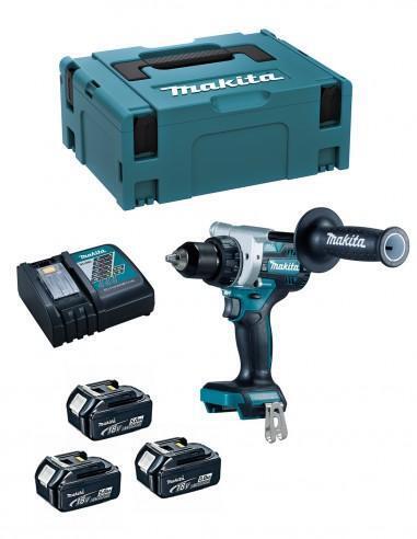 Trapano Avvitatore MAKITA DDF486RT3J (3 x 5,0 Ah + DC18RC + MAKPAC 2)