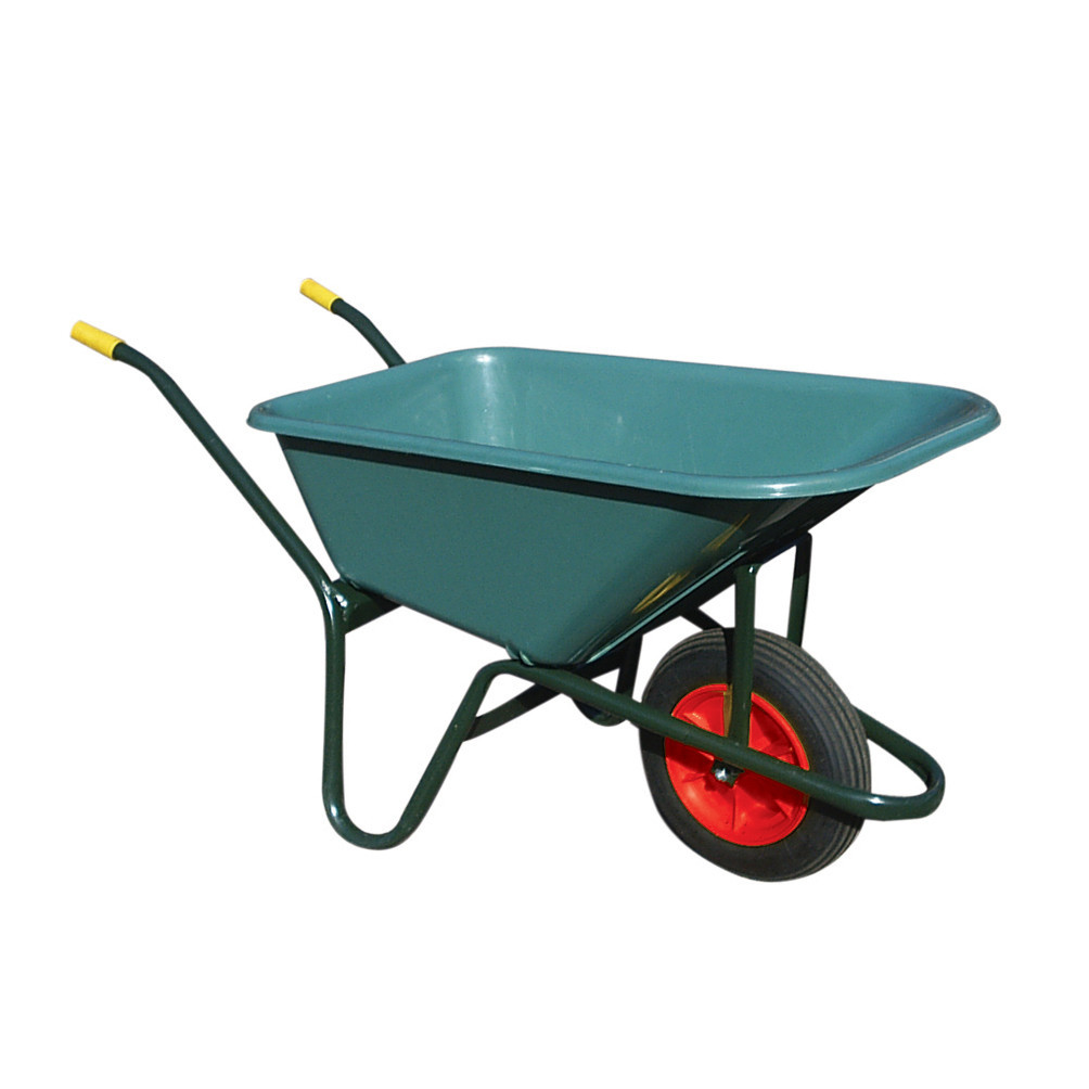 Carriola con vasca in plastica lt 100
