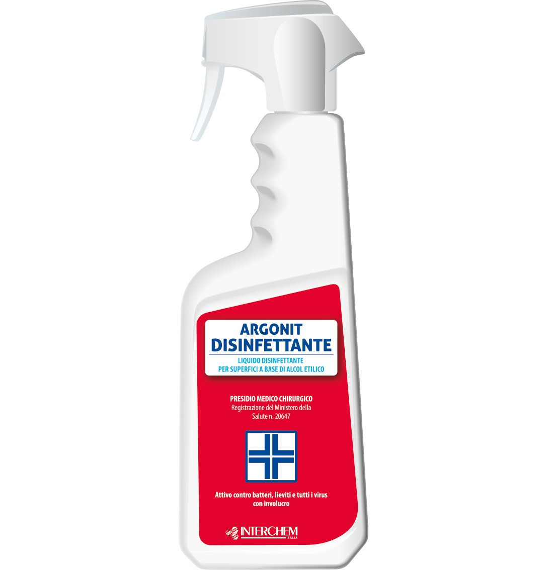 Disinfettante Alcolico Superfici Argonit 750 ml - Interchem - Presidio Medico