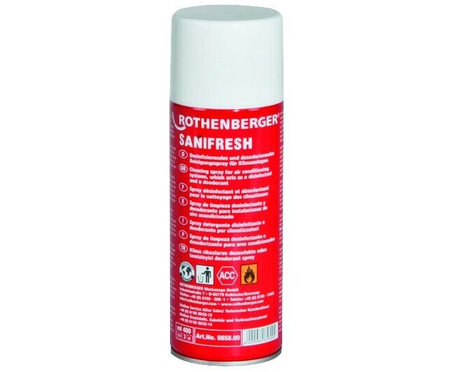 IGIENIZZANTE SPRAY PER CLIMATIZZATORI SANIFRESH 400 ML   ROTHENBERGER ITALIANA S