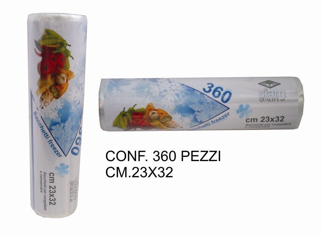 SACCO FREEZER CM.23X32 CONF.360 PZ.