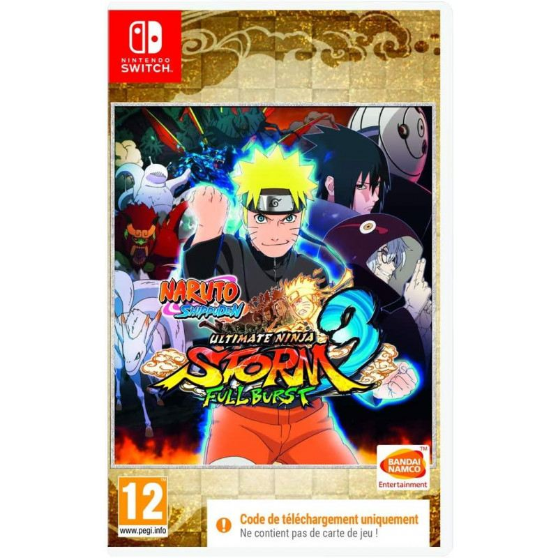 Naruto Ultimate Ninja Storm 3 Full Burst (DIGITAL) (GB) Juego Nintendo Switch
