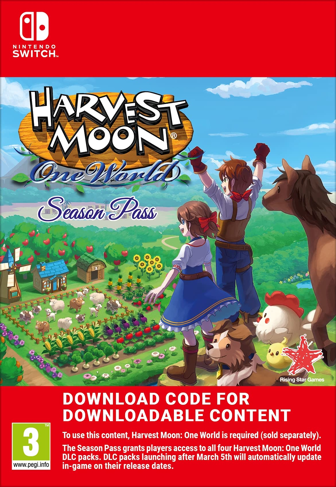Harvest Moon One World Season Pass   Nintendo Switch - Downloa (Nintendo Switch)