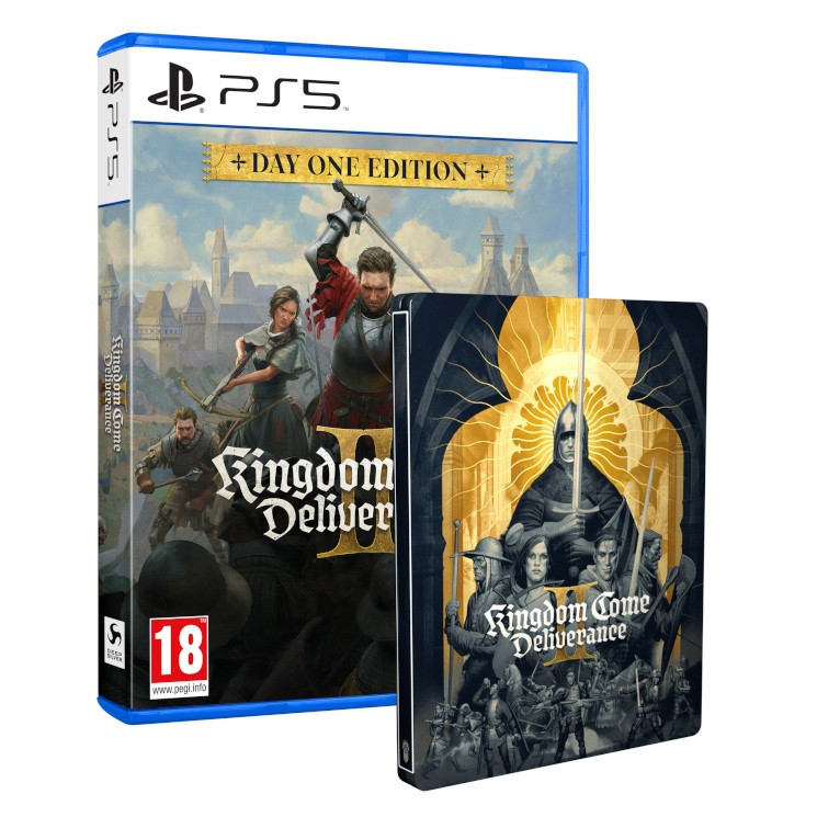 KINGDOM COME DELIVERANCE II DAY ONE EDITION + STEELBOOK ITA PS5 PLAYSTATION 5 EU
