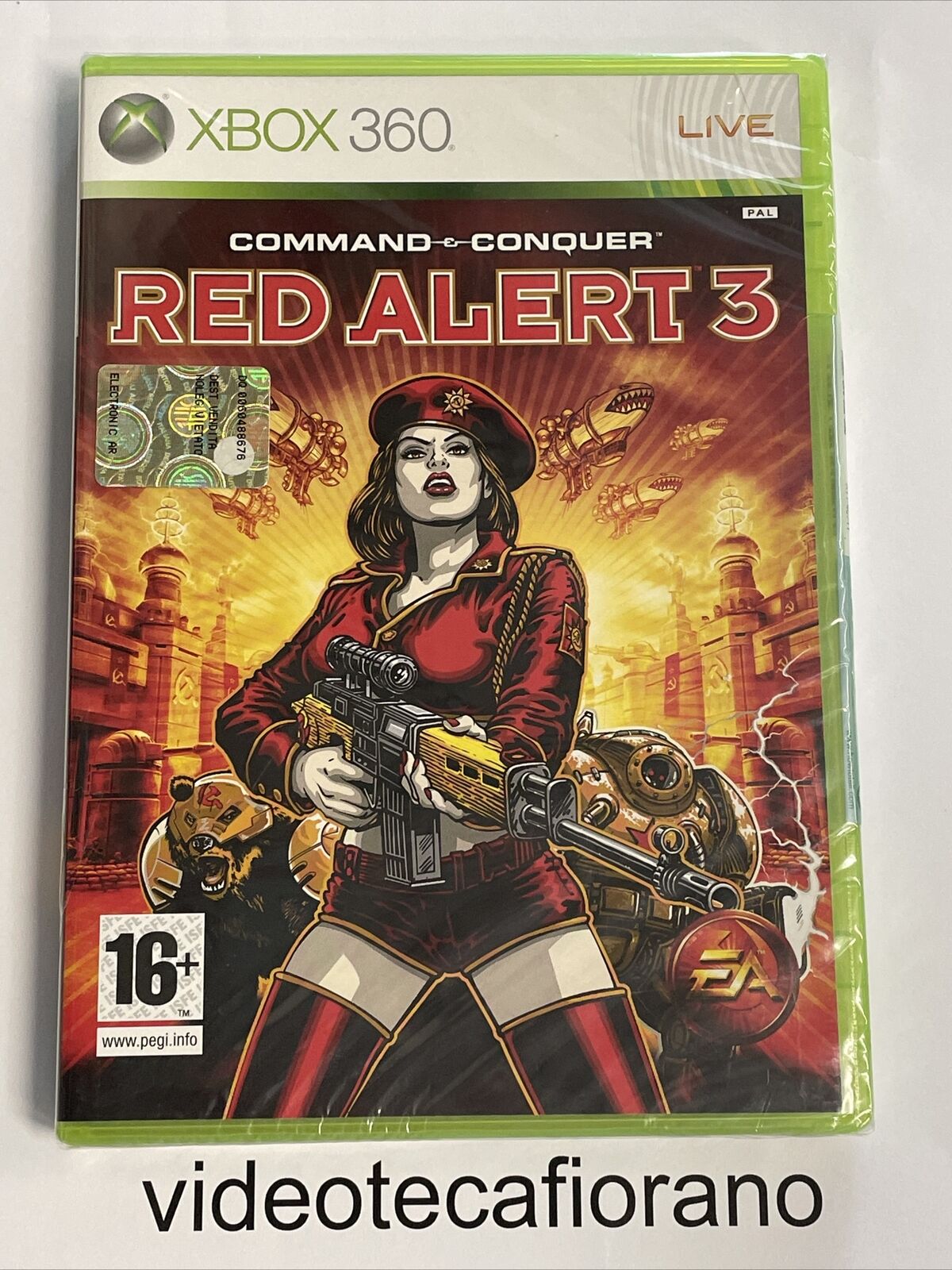 COMMAND & CONQUER - RED ALERT 3 - XBOX 360 - nuovo,sigillato-PAL - italiano