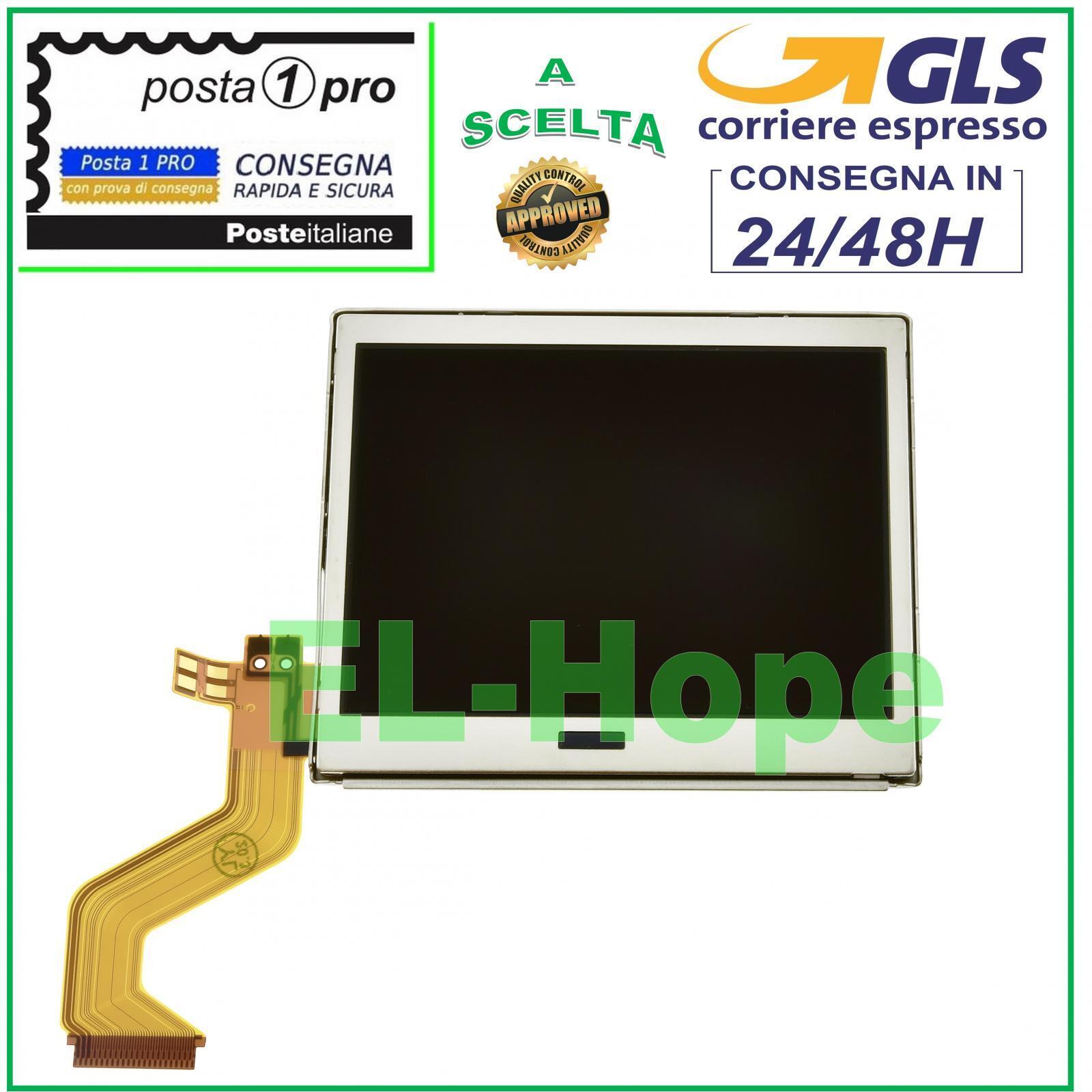 LCD DISPLAY SUPERIORE PER NINTENDO NDS DS LITE NDSL PANNELLO SCHERMO MONITOR