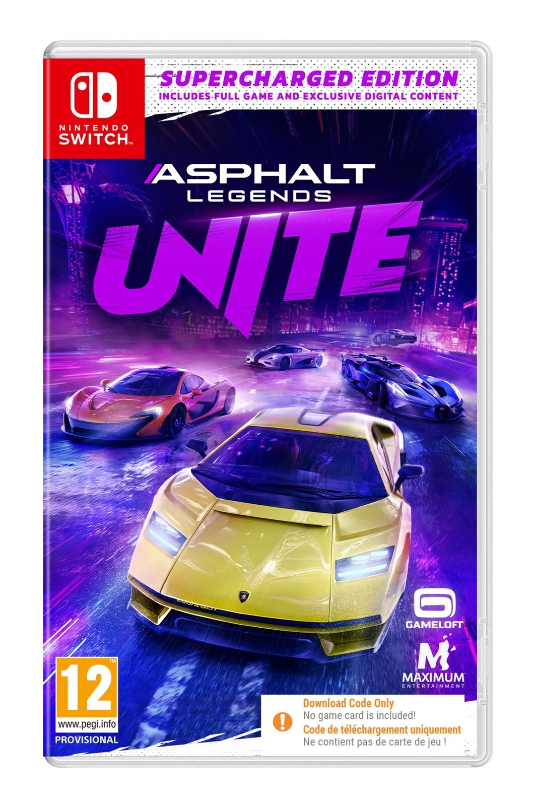 Asphalt Legends UNITE Supercharged Edition Juego Digital para Nintendo Switch