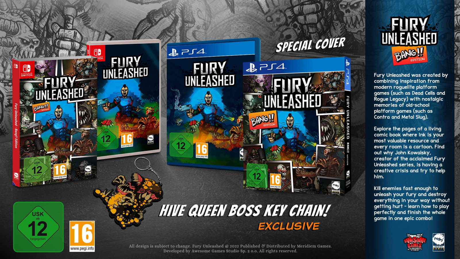 Fury Unleashed Bang!! Edition Juego para Consola Sony PlayStation 4, PS4, PAL ES