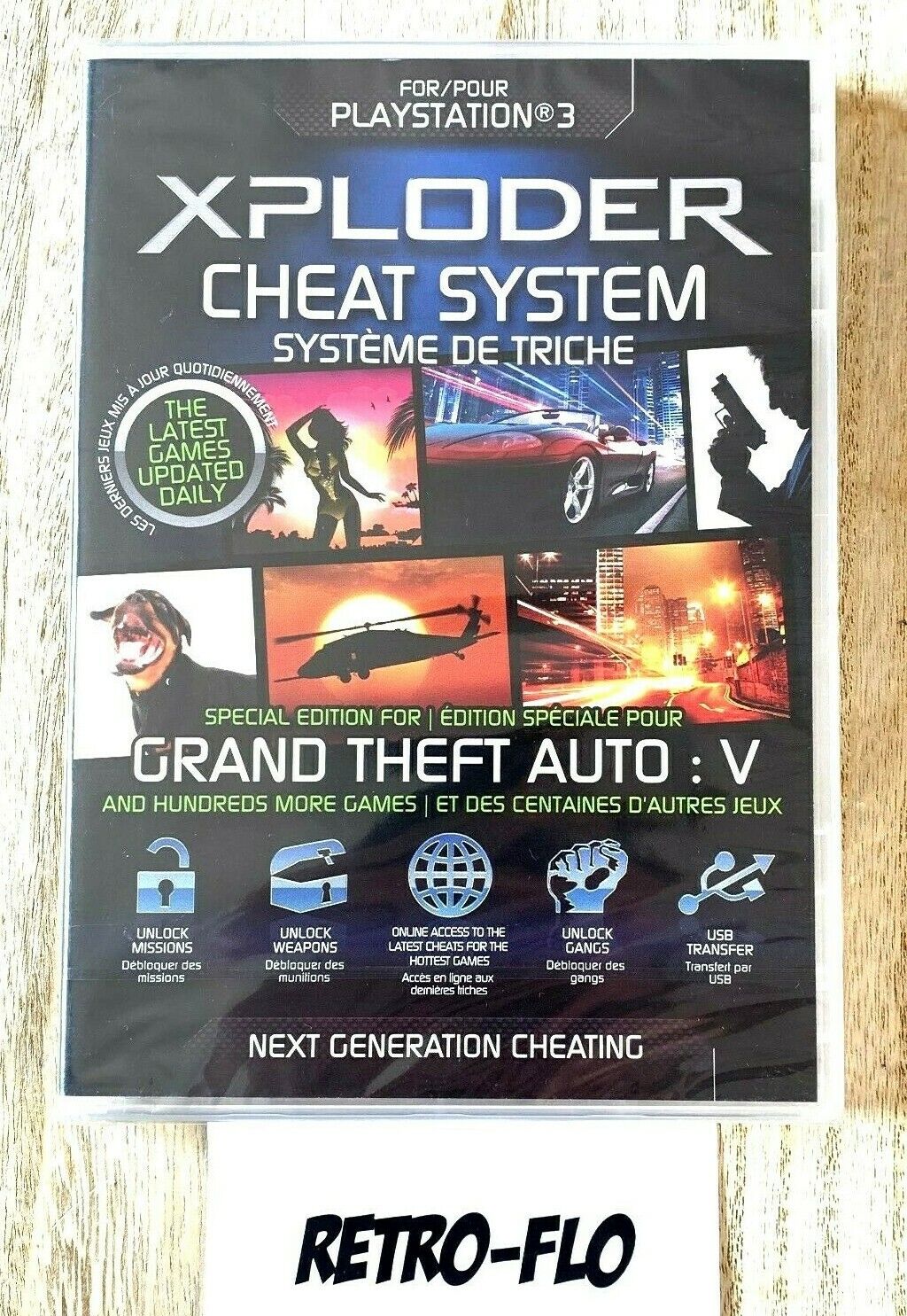 Xploder Cheat System PS3 GTA V Grand Theft Auto V GTA V Playstation 3 NUOVO RARO