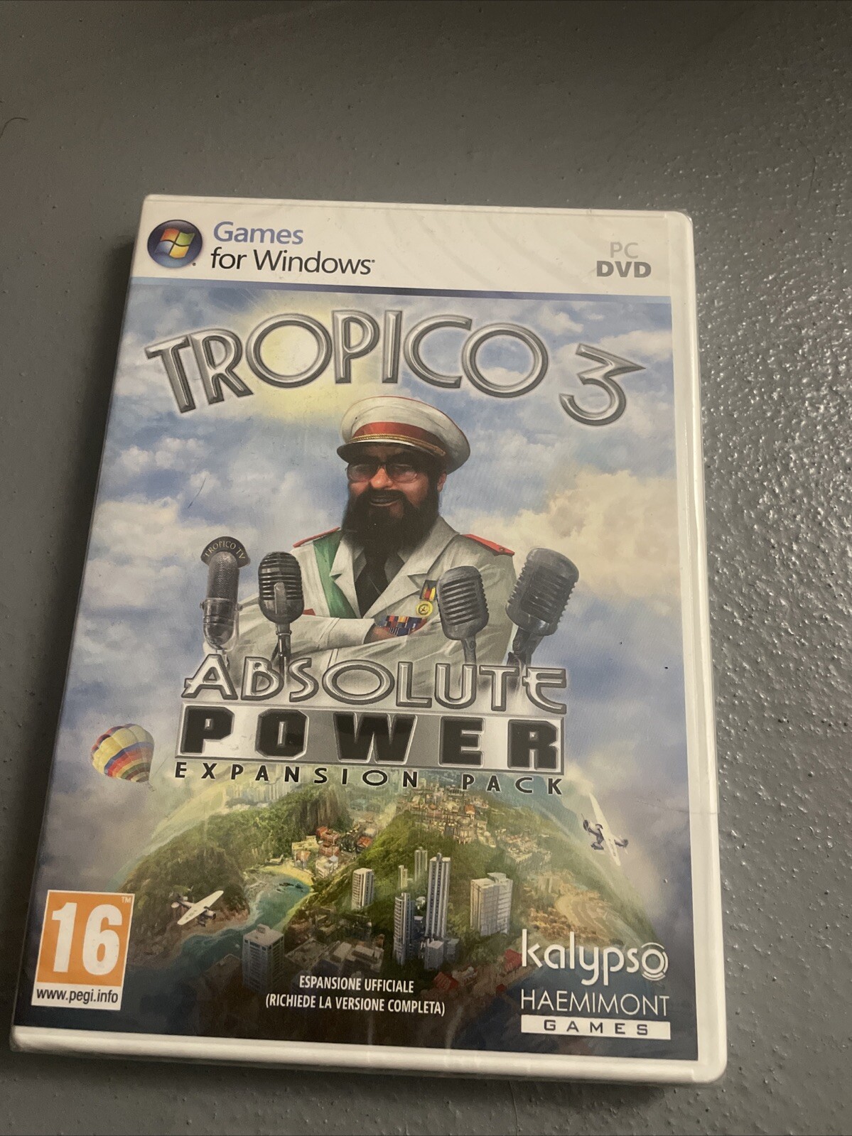 TROPICO 3 III ABSOLUTE POWER EXPANSION PACK PC DVD ROM