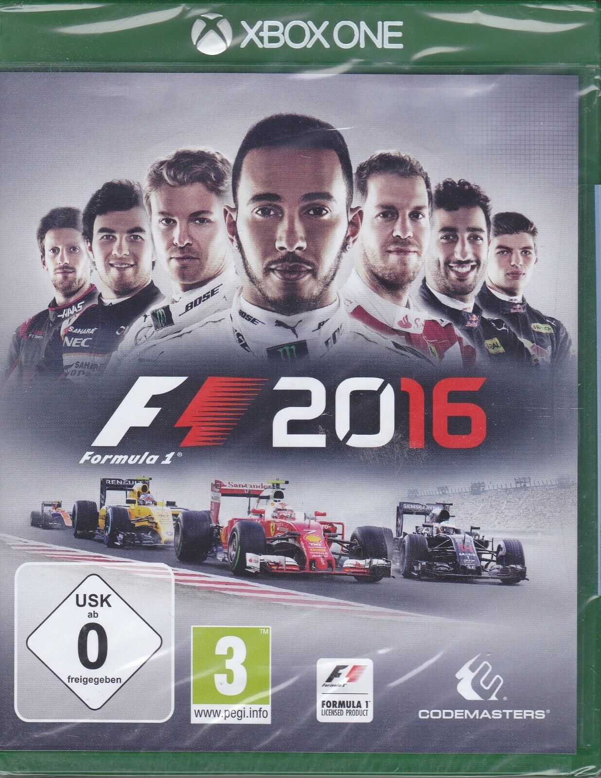 Xbox One FORMULA 1 F1 2016 nuovo sigillato Import DE multilingua presente pal