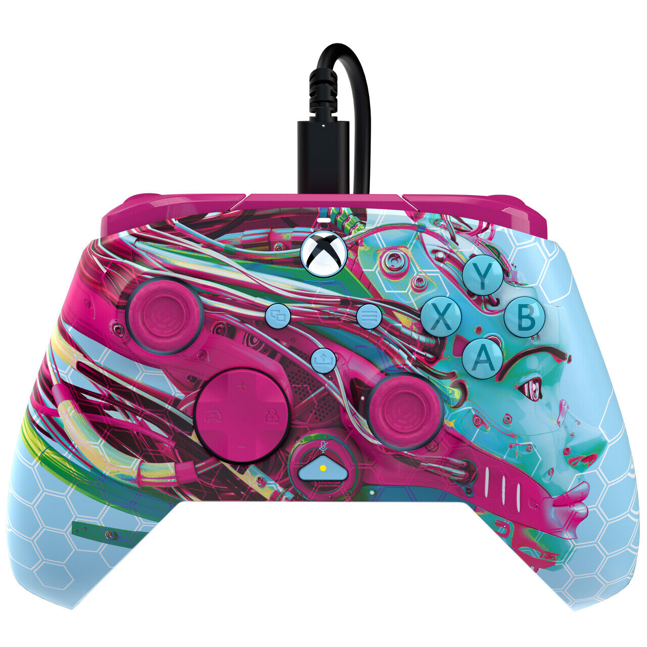 PDP REMATCH GLOW Advanced Multicolore USB Gamepad Analogico/Digitale PC Xbox One