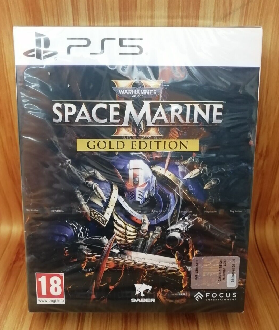 WARHAMMER 40000 SPACE MARINE II GOLD EDITION PS5 NUOVO SABER FOCUS ENTERTAIMENT