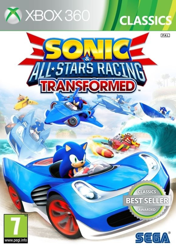 Sonic and All Stars Racing Transformed, Juego para Consola Microsoft XBOX 360