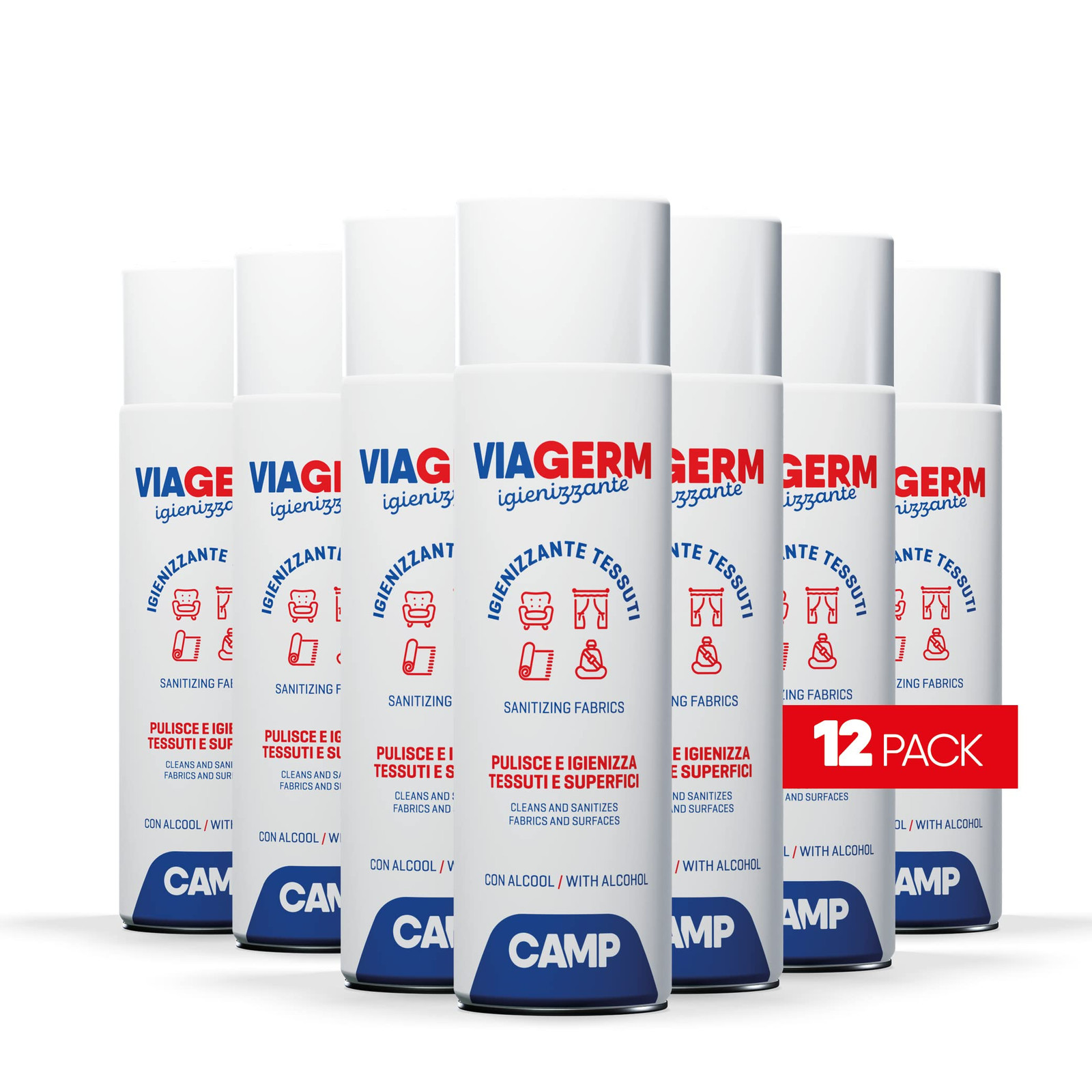CAMP Viagerm Igienizzante Tessuti - Spray Igienizzante Tessuti Sintetici, (G2n)