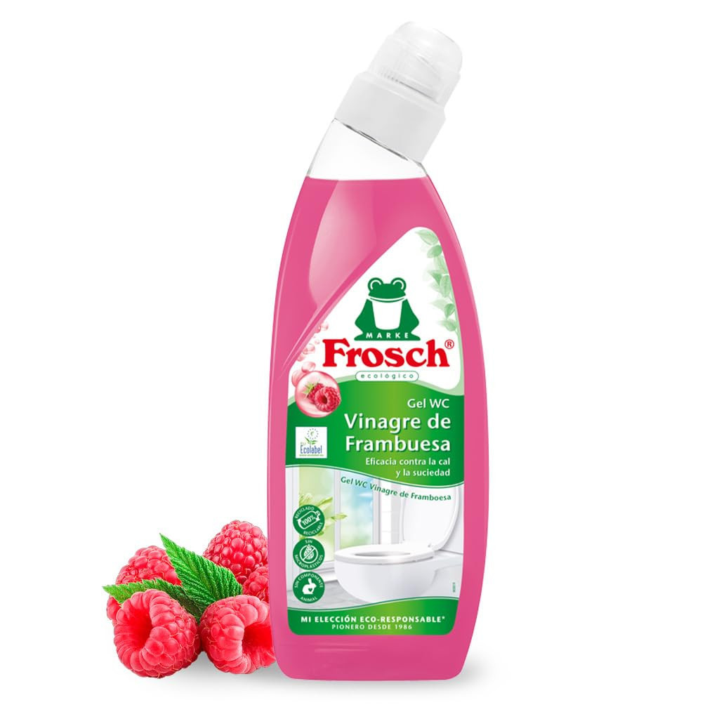 Frosch - Gel WC Ecológico, Limpiador de Cal y Residuos Para Inodoro, (A2A)