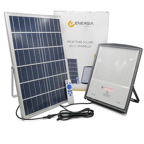 Energia Proiettore Solare Led C/Pannello - 6500K Ip 65 (200)
