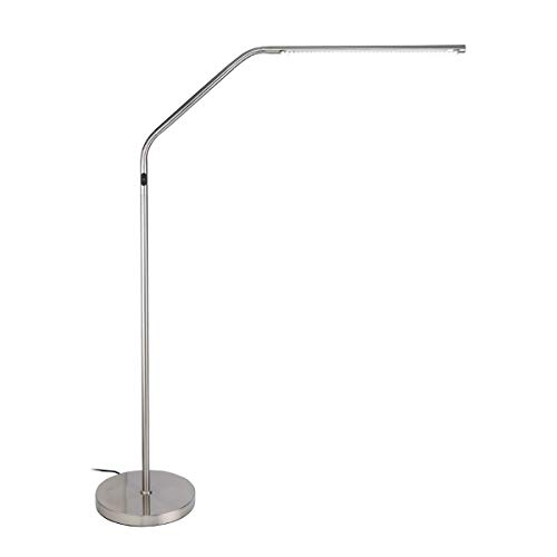 Daylight Company Slimline 3 Floor Lamp, Standing Led, Touch Dimmable Lamp, Ideal For Sewing, Needlework, Quilting, Nail Artwork, Permanent Makeup, Fin