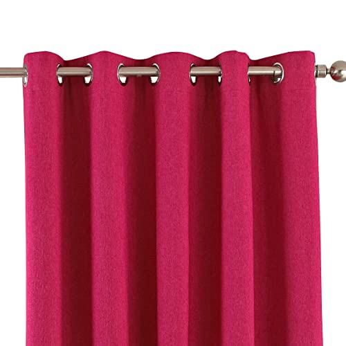 Riva Home Eclipse/3Rt/Pnk Eclipse - Tende Con Occhielli, Oscuranti E Termiche, Rosa (Pink), 90X54 (229X137Cm), 1 Pezzo