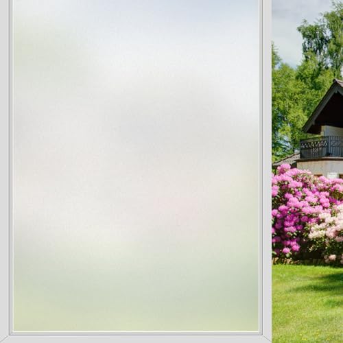 Diboniur Pellicola Per Vetri Finestre,90 * 200Cm Pellicola Oscurante Per Vetri,Pellicola Opaca Privacy Isolare I Raggi Uv,Pellicola Privacy Finestre A