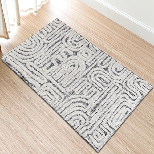 Comart, Tappeto Dastan Arredo, Design Berbero Marocchino, Stile Vintage Boho, Tessuto Poliestere, Pelo Corto, Per Soggiorno E Camera Da Letto, Sotto T