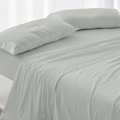 Burrito Blanco Completo Lenzuola Velina, Alloro, Ancho De 180 Cm