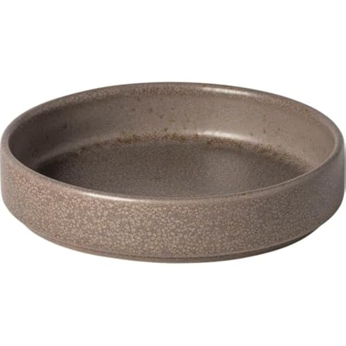 Grestel - Produtos Ceramicos, S.A. Costa Nova Redonda - Set Di 6 Piatti Profondi, Colore: Marrone, Ø 130 Mm