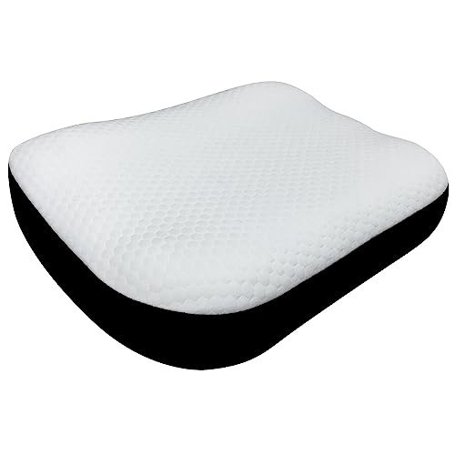 Pikolin Home - Guanciale Viscoelastico, Memory Foam Antirussamento, Sfoderabile, Media-Bassa Durezza, 36 X 48 Cm, Altezza 12 Cm.