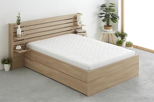 Degrees Home - Basic - Coprimaterasso 150X190/200 Cm - Coprimaterasso 150X190/200 Cm - Impermeabile - Imbottito - Regolabile E Antiacaro - Letto 150X1
