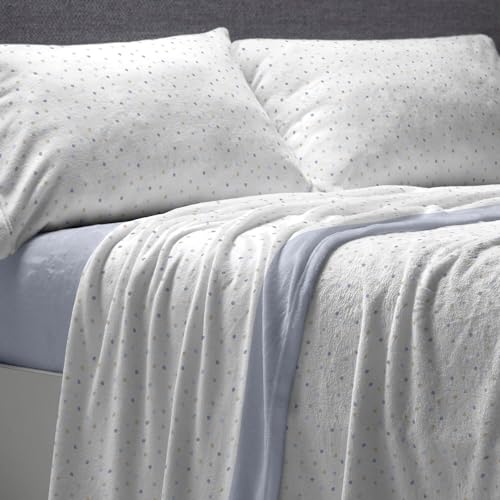 Burrito Blanco Set Di Lenzuola Corallina, Blu, Ancho De 180 Cm