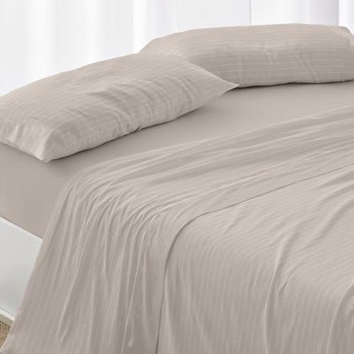 Burrito Blanco Completo Lenzuola Velina, Beige, Ancho De 150 Cm